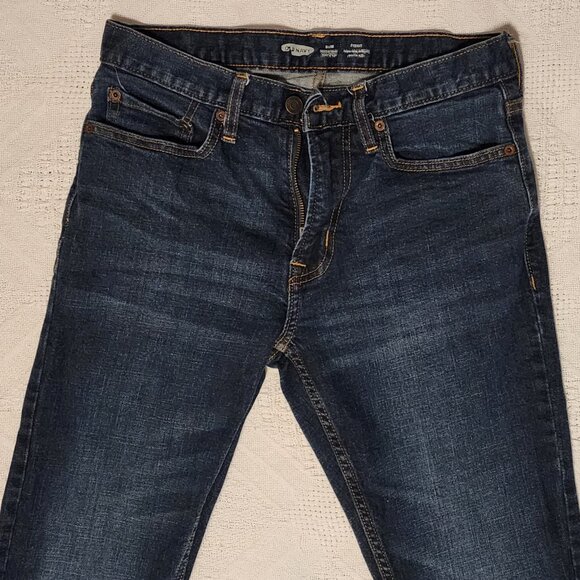 Slim Fit Flex Blue Jeans for Men 30/32 - Picture 4 of 8
